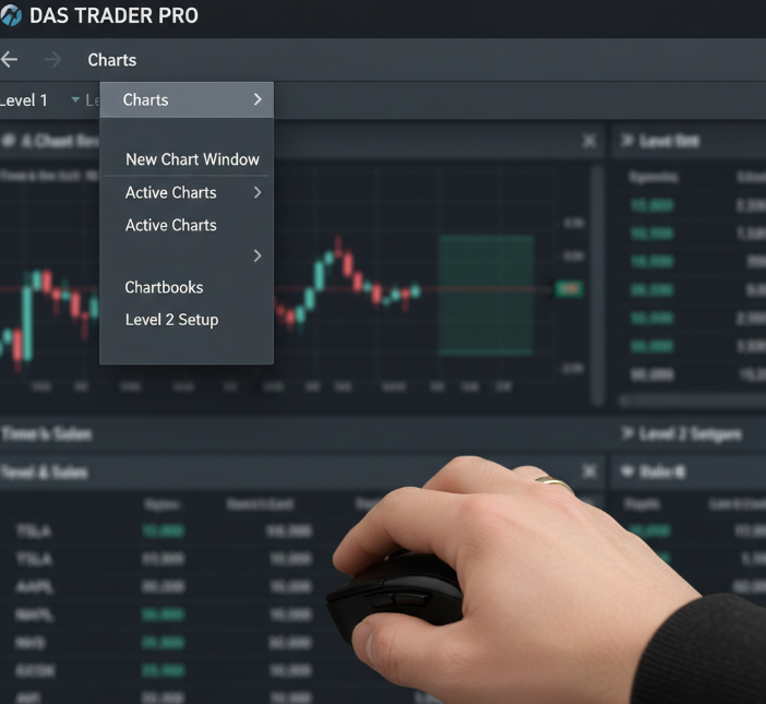 Accessing the Chart Window and Chart Components Accessing the Chart Window and Chart Components
